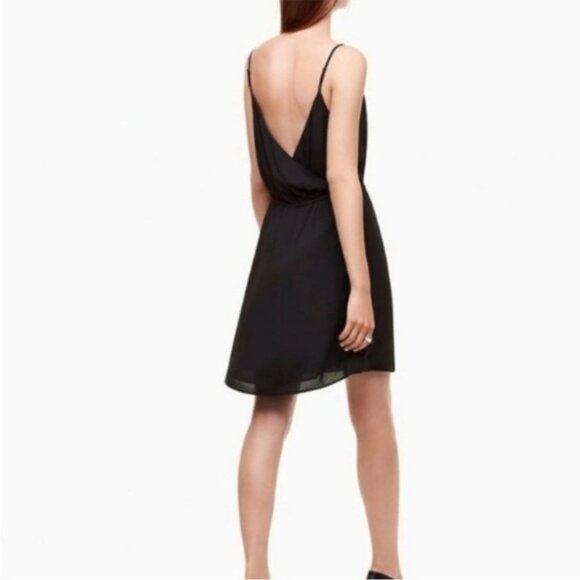 Aritzia Babaton Casimir Dress Navy Blue - Picture 3 of 8